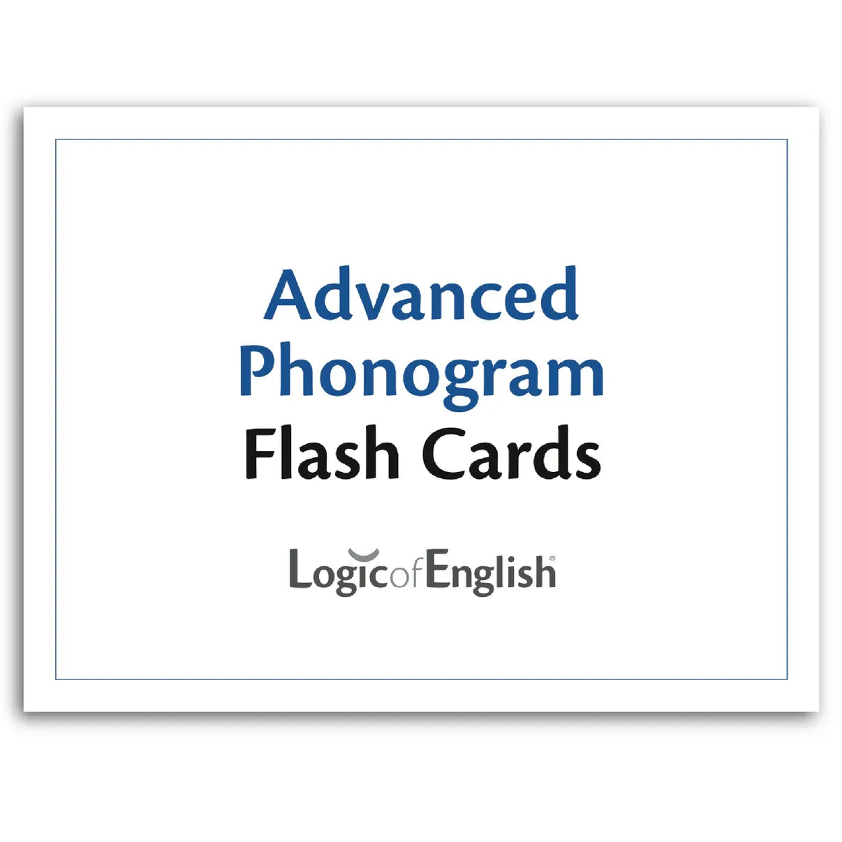 Advanced Phonograms Flashcards — Catholic Homeschool Curriculum