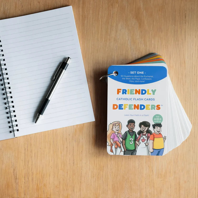 Friendly Defenders Catholic Flashcards