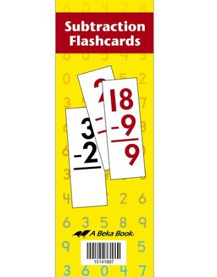 Abeka Subtraction Flashcards — Catholic Homeschool Curriculum