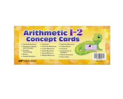 Abeka Arithmetic 1-2 Concept Cards — Catholic Homeschool Curriculum