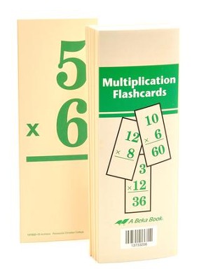 ABEKA Multiplication Flashcards — Catholic Homeschool Curriculum
