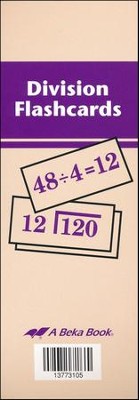ABEKA Division Flashcards — Catholic Homeschool Curriculum