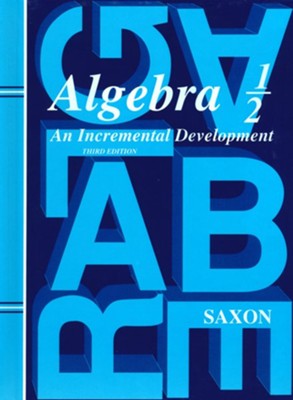 Saxon Algebra 1/2 Student Textbook Only — Catholic Homeschool Curriculum