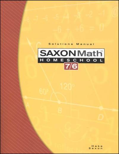 Saxon 76 Solutions Manual — Catholic Homeschool Curriculum