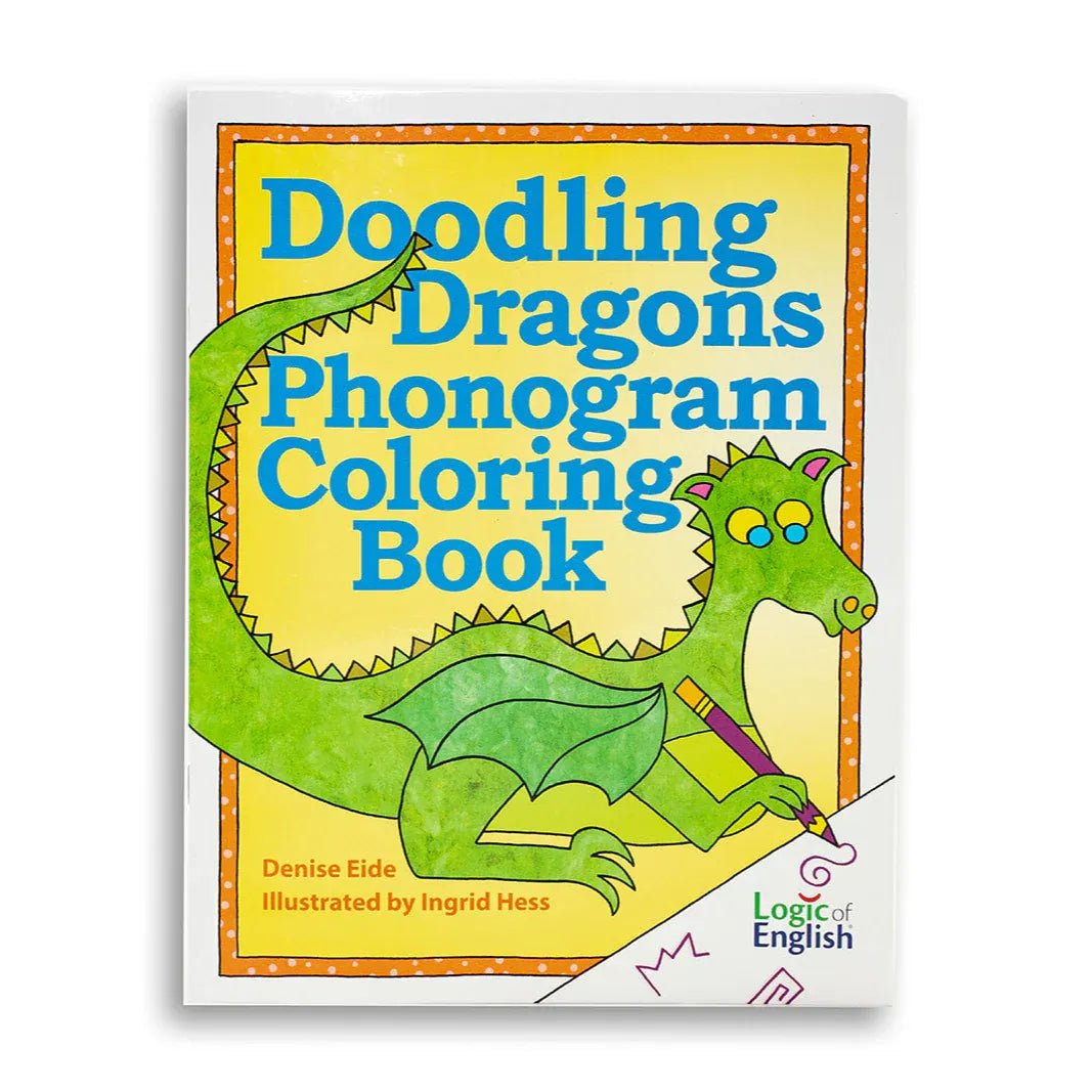 Doodling Dragons Phonogram Colouring Book — Catholic Homeschool Curriculum