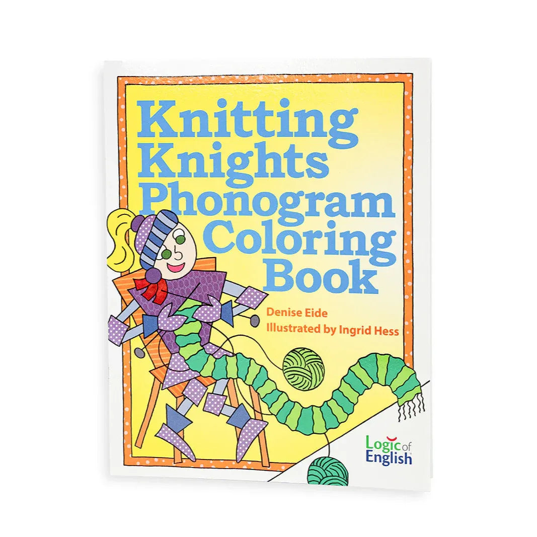 Knitting Knights Phonogram Colouring Book — Catholic Homeschool Curriculum