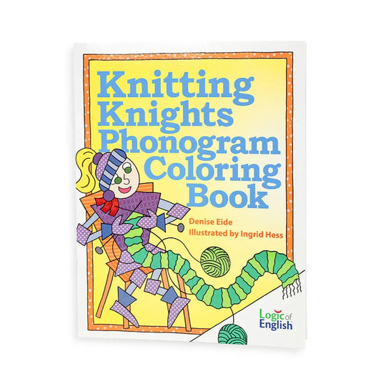 Knitting Knights Phonogram Colouring Book — Catholic Homeschool Curriculum