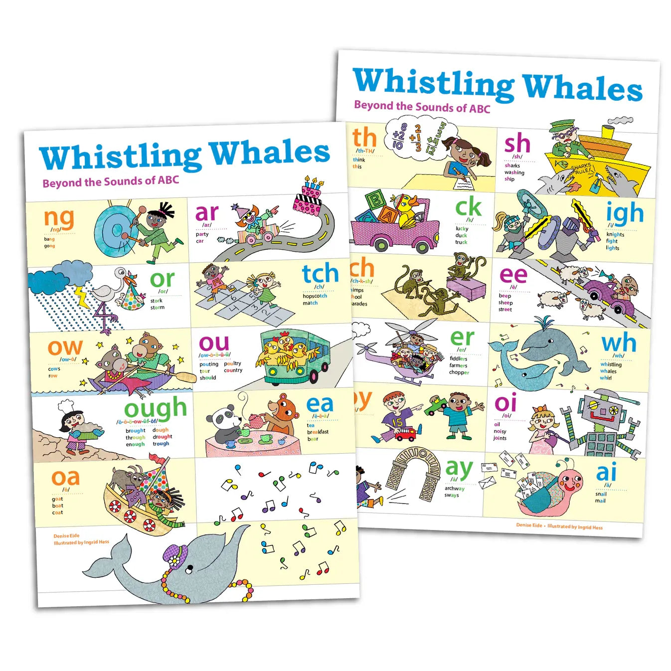 Whistling Whales Phonogram Posters — Catholic Homeschool Curriculum