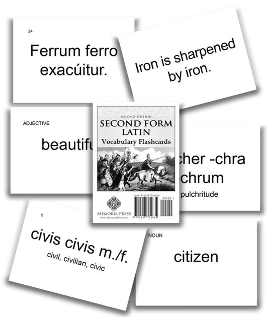 Second Form Latin Vocabulary Flashcards — Catholic Homeschool Curriculum