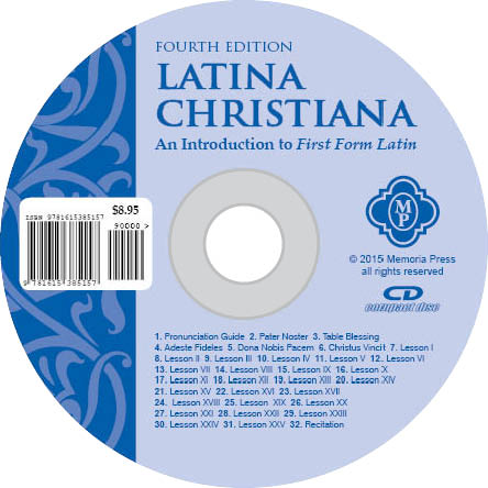 Latina Christiana Pronunciation CD — Catholic Homeschool Curriculum