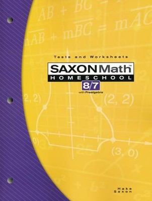 Saxon 87 Tests and Worksheets — Catholic Homeschool Curriculum