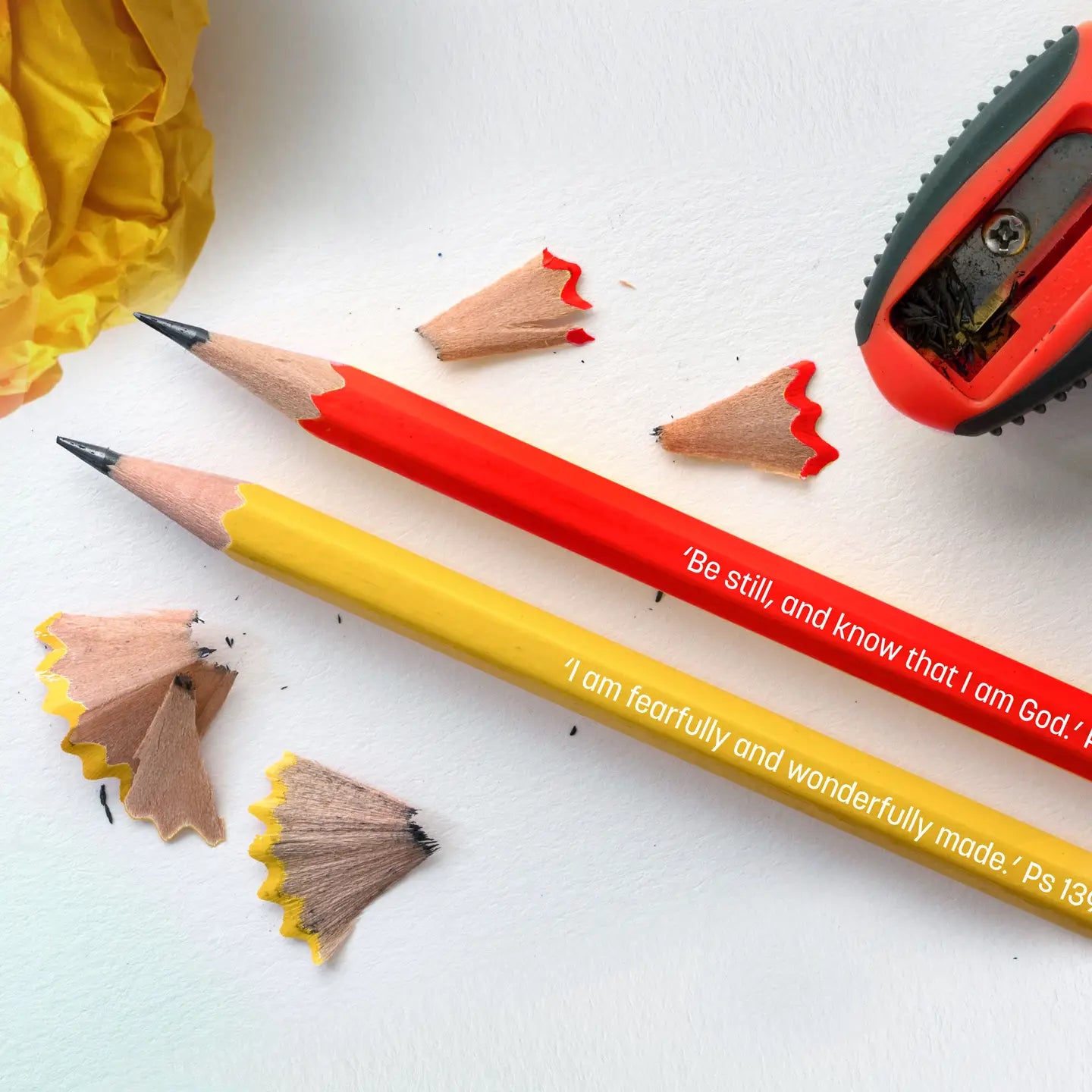 Graphite pencils with Bible Verses - Green — Catholic Gift | Homeschool Bookshop