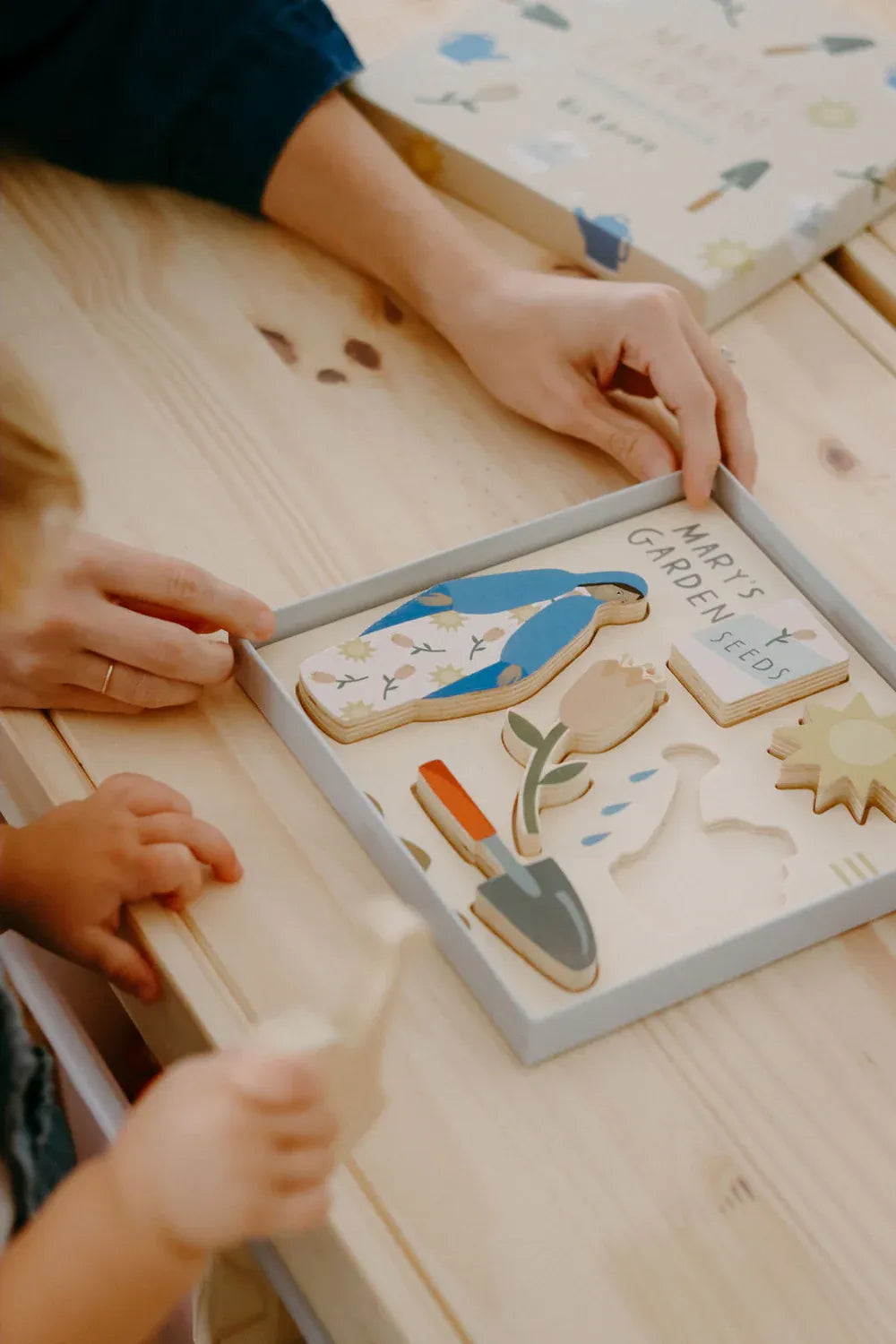 Mary's Garden Wooden Puzzle — Catholic Gift | Homeschool Bookshop