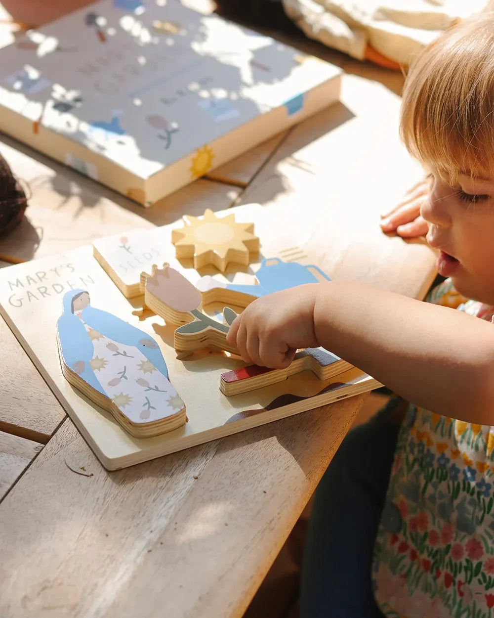 Mary's Garden Wooden Puzzle — Catholic Gift | Homeschool Bookshop