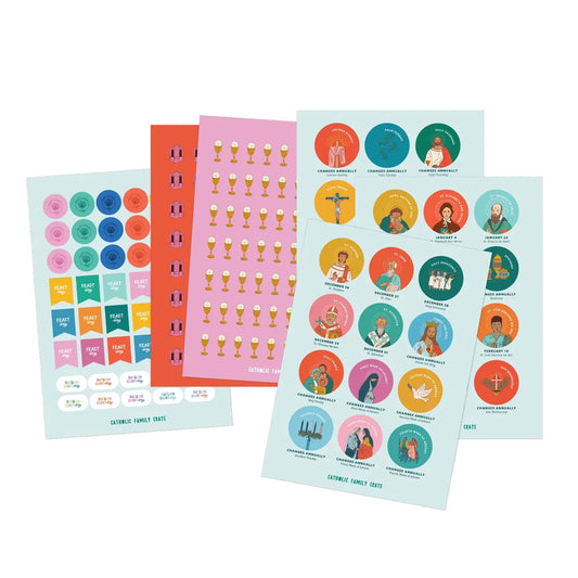A Year of Catholic Stickers — Catholic Gift | Homeschool Bookshop