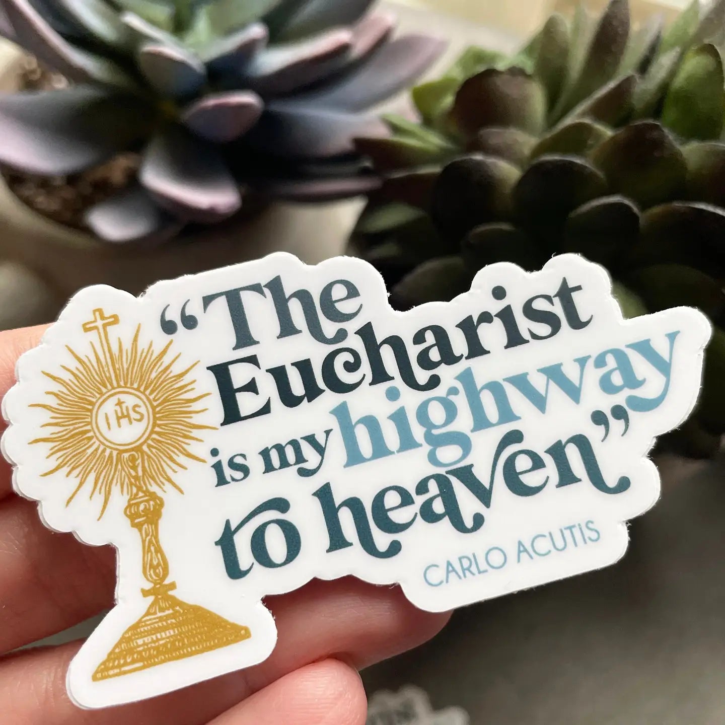 Carlo Acutis Catholic Sticker — Catholic Gift | Homeschool Bookshop