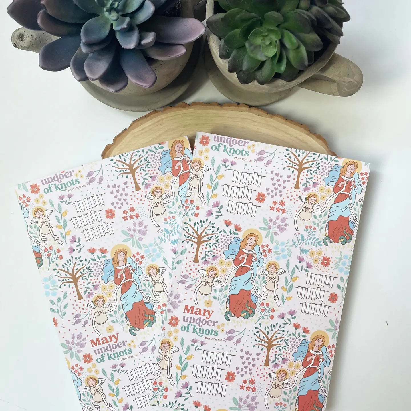 Mary Undoer of Knots Notebook & Journal Catholic Gift — Catholic Gift | Homeschool Bookshop
