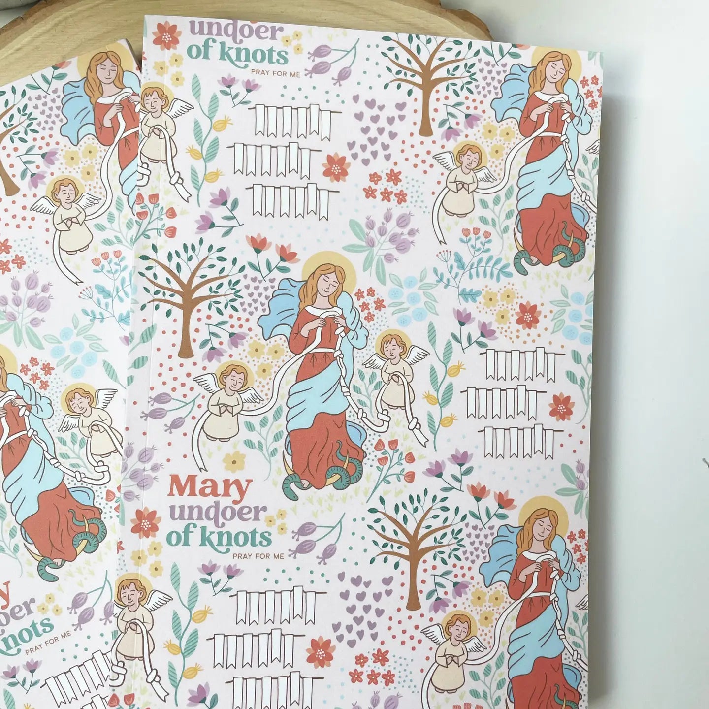Mary Undoer of Knots Notebook & Journal Catholic Gift — Catholic Gift | Homeschool Bookshop