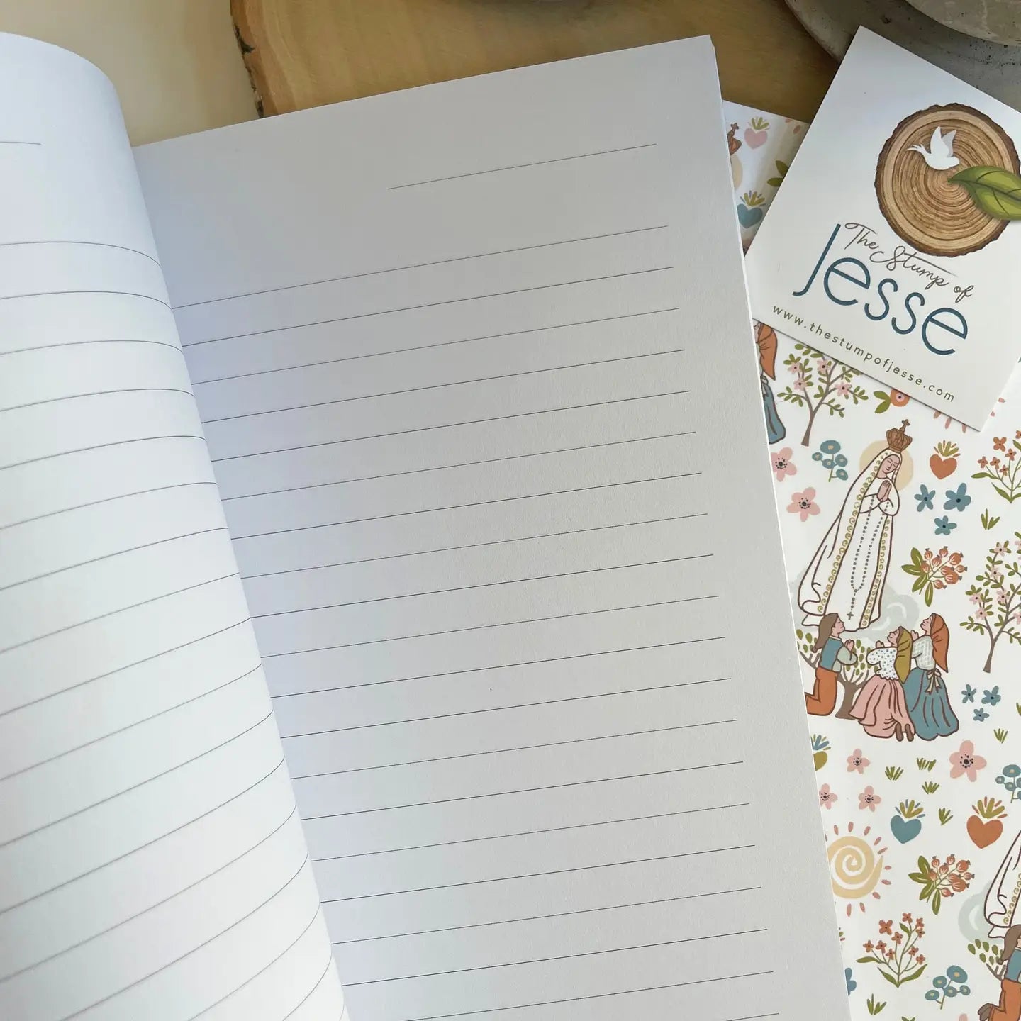 Our Lady of Lourdes Notebook & Journal Catholic Gift — Catholic Gift | Homeschool Bookshop