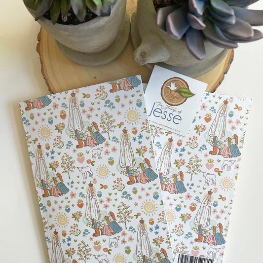 Our Lady of Lourdes Notebook & Journal Catholic Gift — Catholic Gift | Homeschool Bookshop