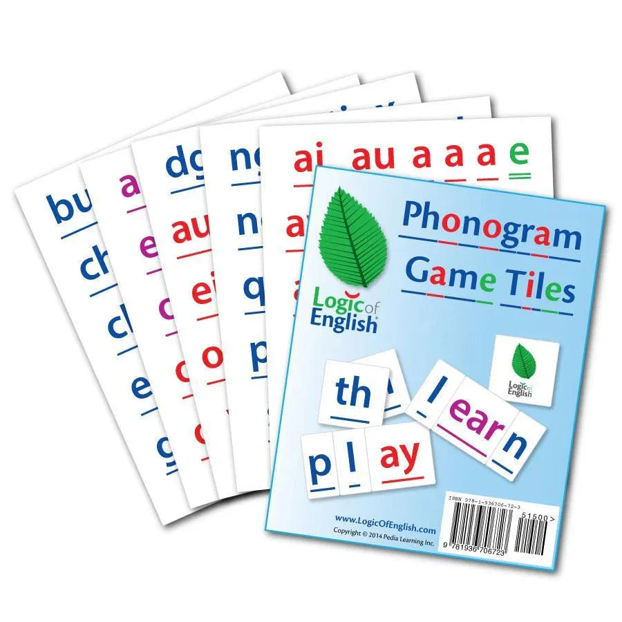 Phonogram Game Tiles — Catholic Homeschool Curriculum