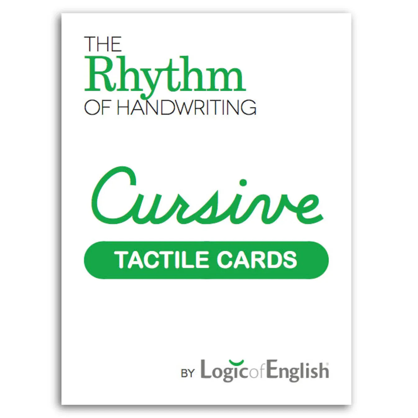 Rhythm of Handwriting Tactile Cards - Cursive — Catholic Homeschool Curriculum