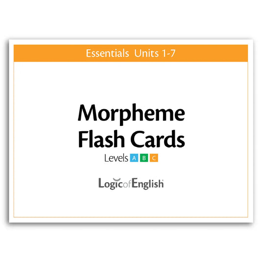 Essentials 1-7 Morpheme Flash Cards — Catholic Homeschool Curriculum