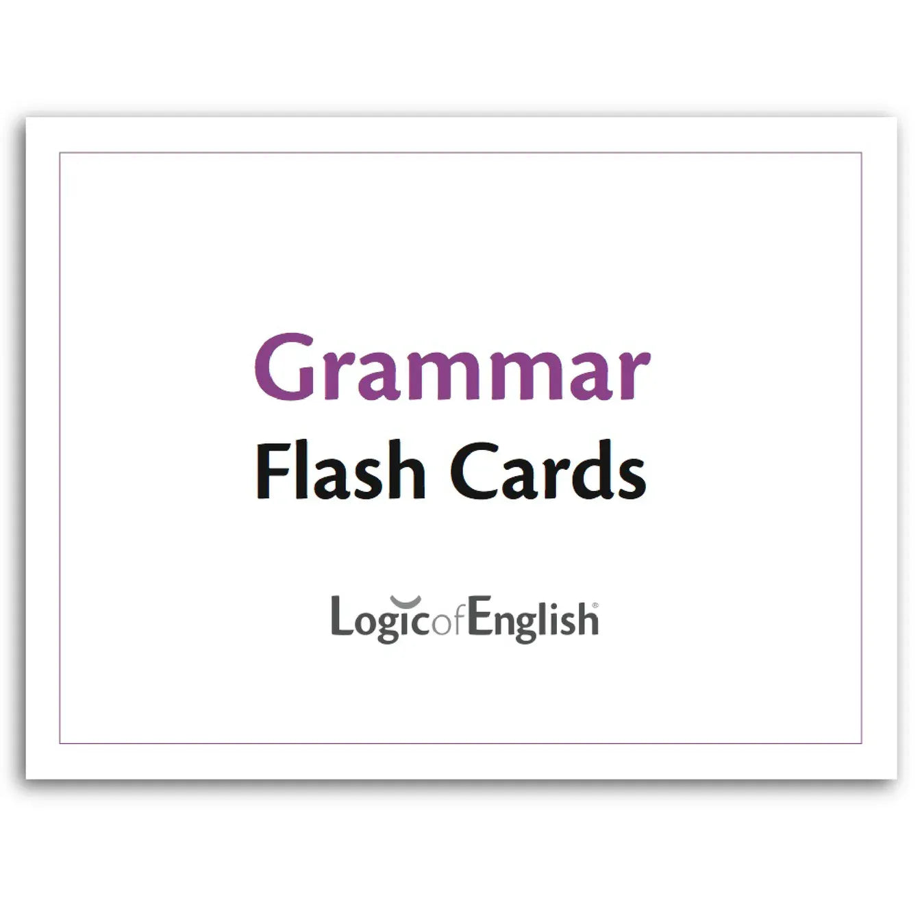 Grammar Flashcards — Catholic Homeschool Curriculum