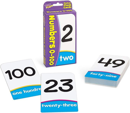 0-100 Flashcards — Catholic Homeschool Curriculum