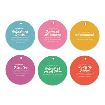 "O Antiphons" Ornaments — Catholic Gift | Homeschool Bookshop