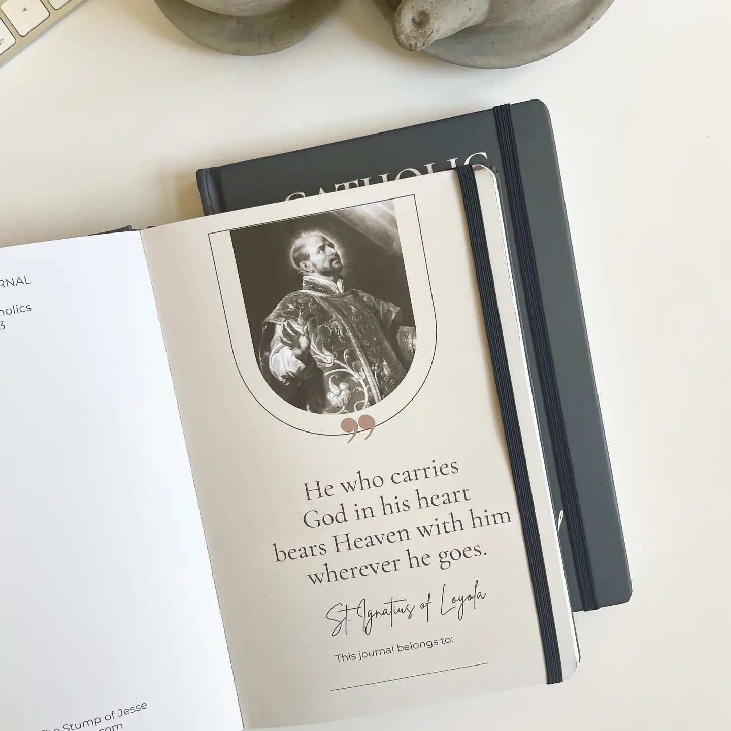 Catholic Prayer journal | Lectio Divina | Examen St. Ignatius - Immaculate Mary Cover — Catholic Gift | Homeschool Bookshop
