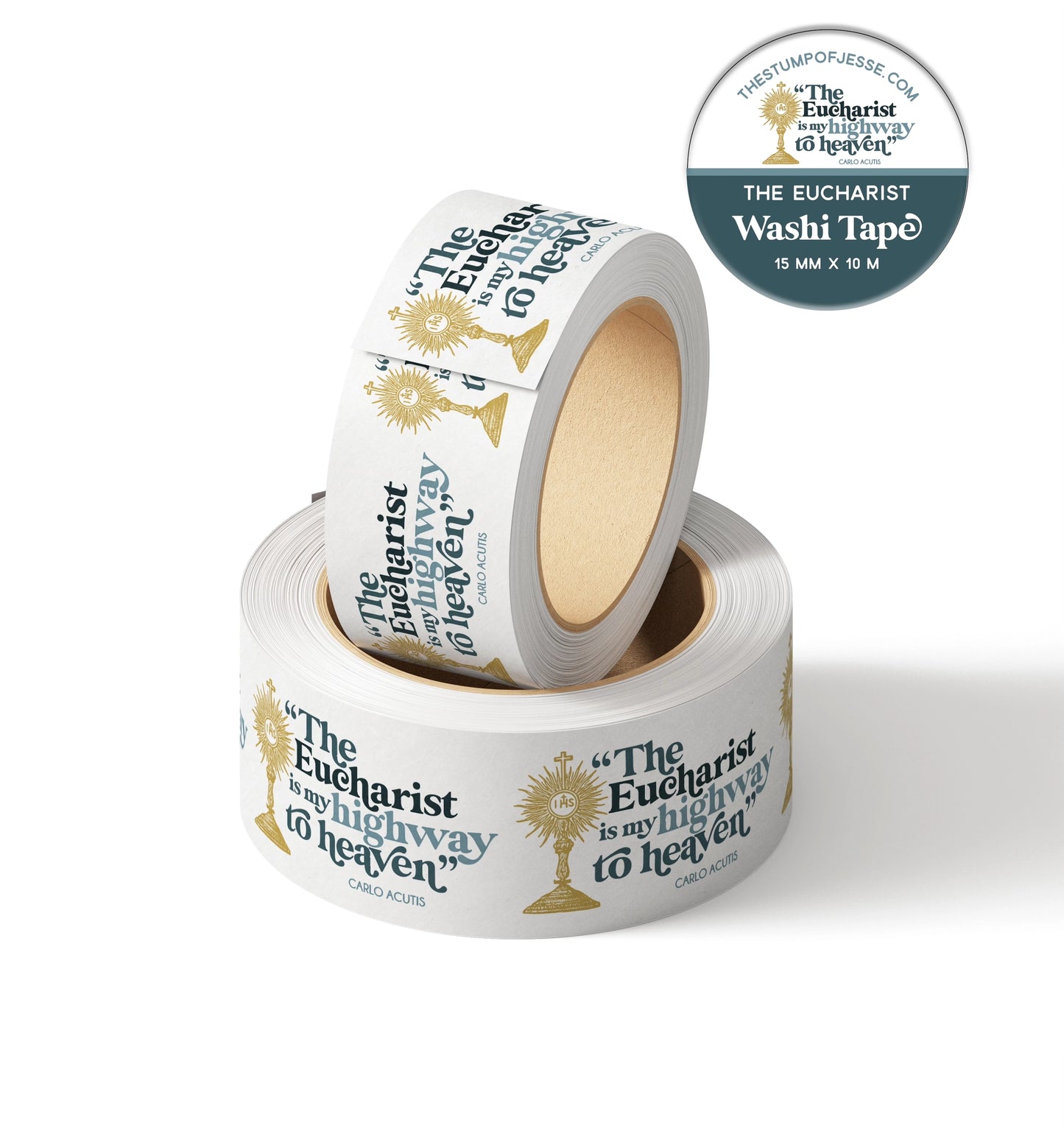 Carlo Acutis Washi Tape - Highway To Heaven — Catholic Gift | Homeschool Bookshop
