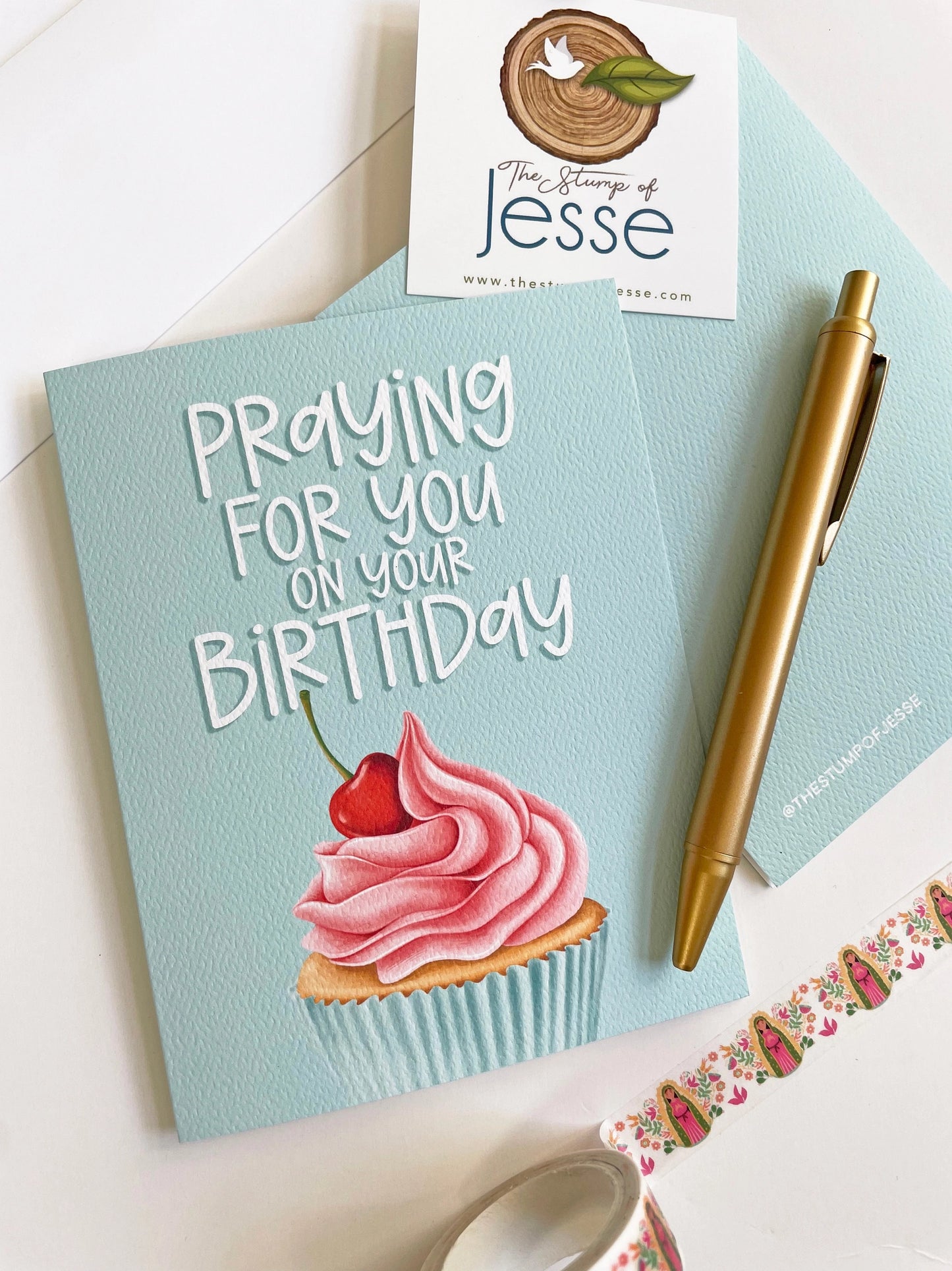 Praying For You On Your Birthday Greeting Card — Catholic Gift | Homeschool Bookshop