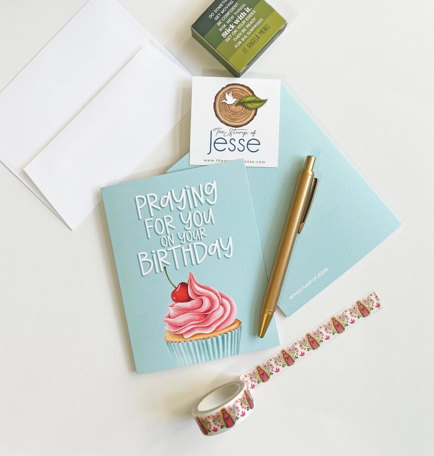 Praying For You On Your Birthday Greeting Card — Catholic Gift | Homeschool Bookshop