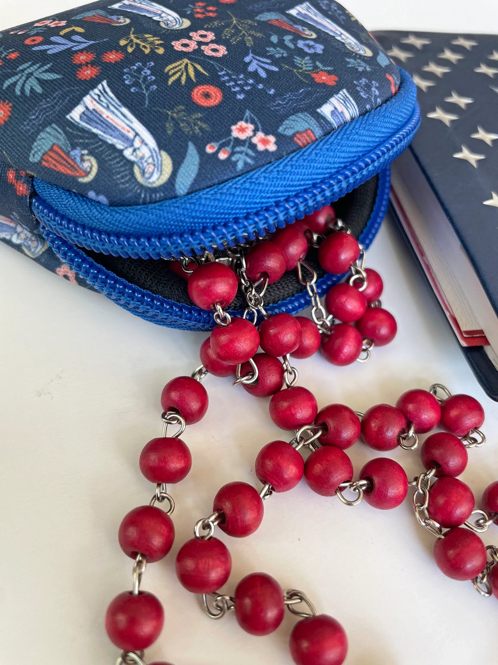 Rosary Our Lady of Lourdes Pouch — Catholic Gift | Homeschool Bookshop