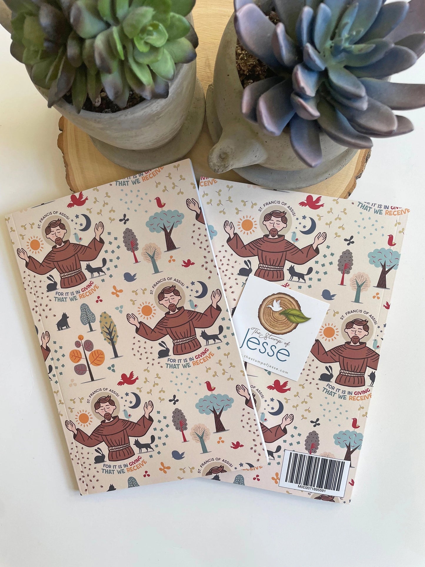St. Francis of Assisi Ruled Notebook — Catholic Gift | Homeschool Bookshop