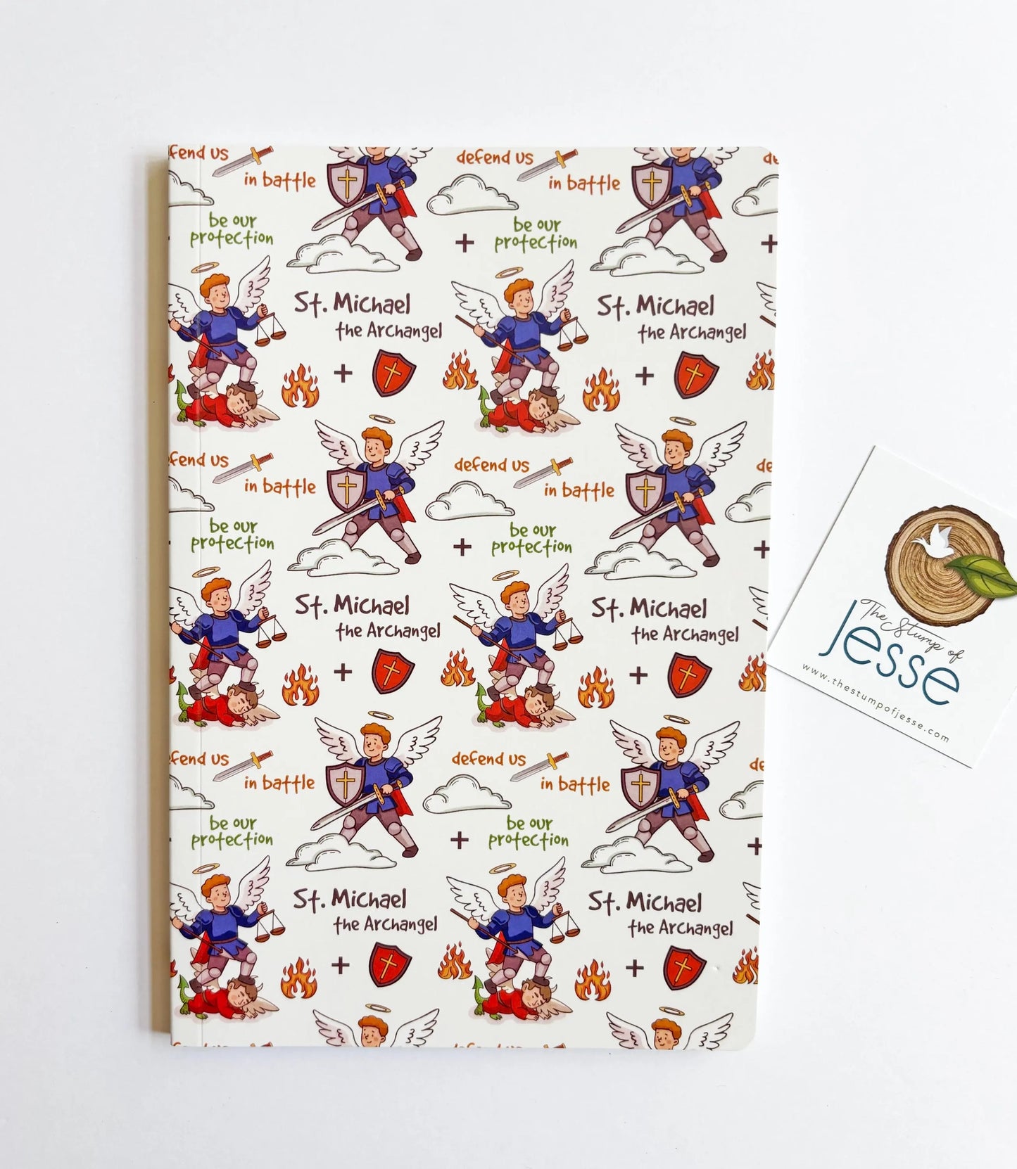 St. Michael the Archangel Journal Notebook — Catholic Gift | Homeschool Bookshop