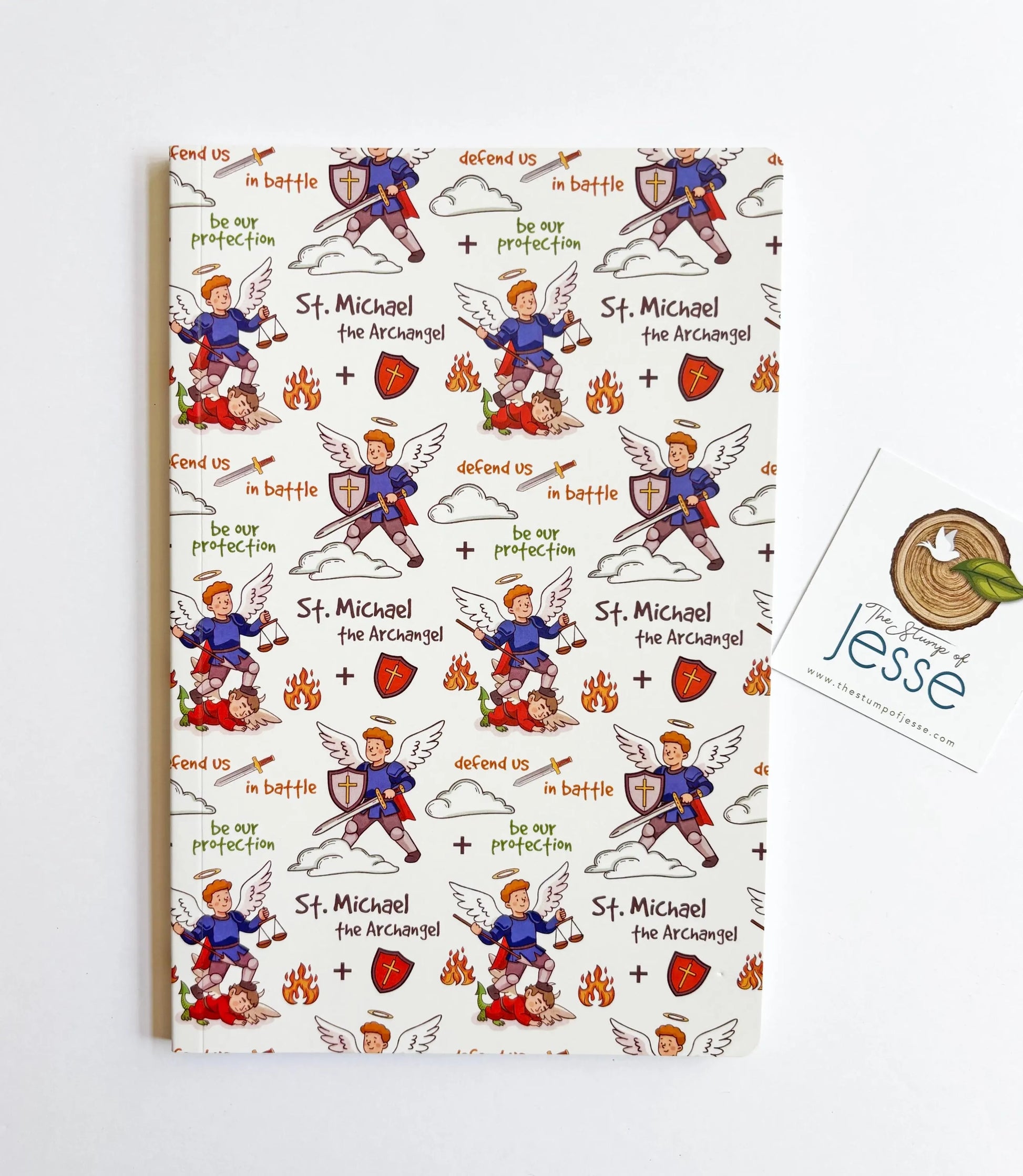 St. Michael the Archangel Journal Notebook — Catholic Gift | Homeschool Bookshop
