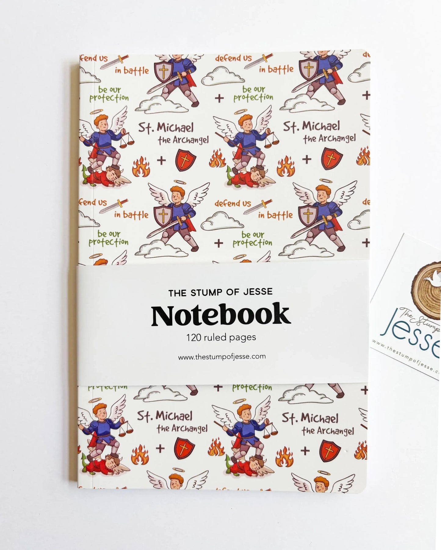 St. Michael the Archangel Journal Notebook — Catholic Gift | Homeschool Bookshop