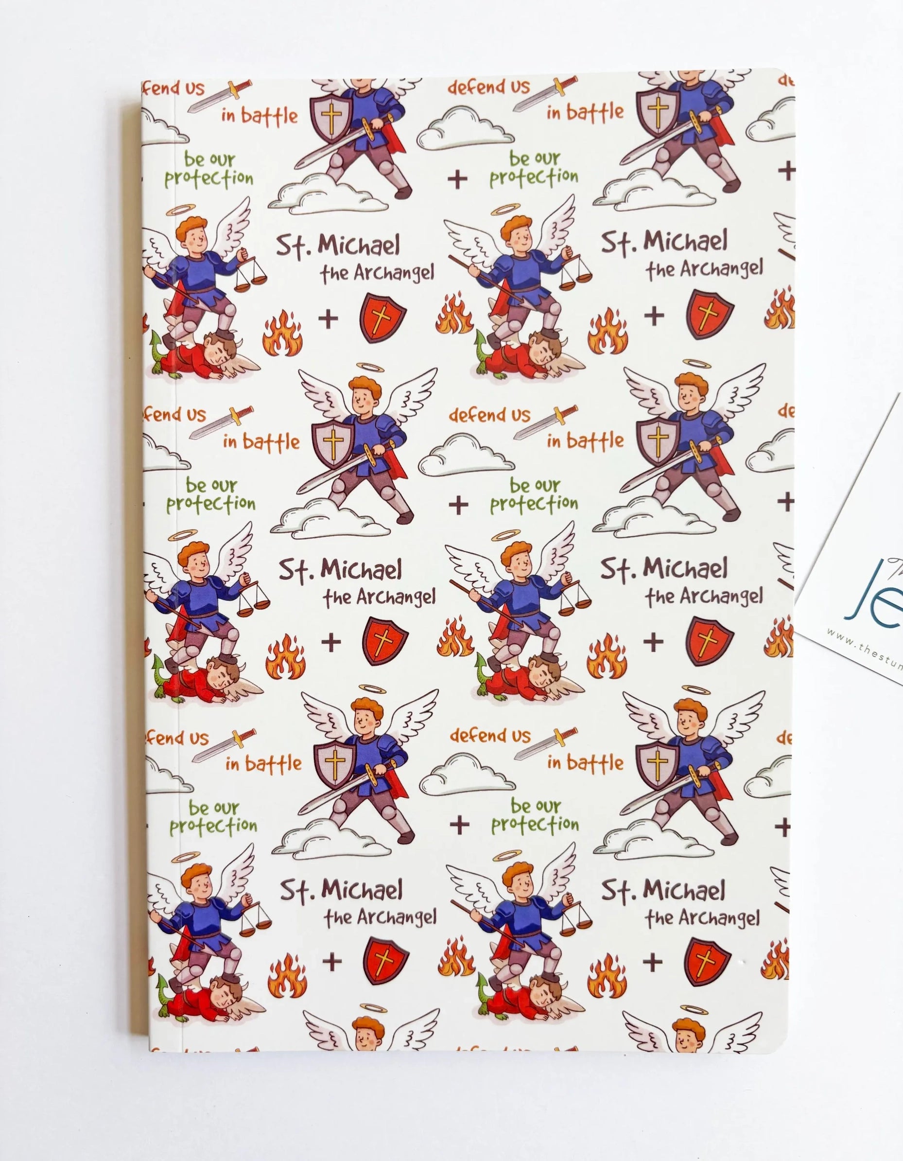 St. Michael the Archangel Journal Notebook — Catholic Gift | Homeschool Bookshop
