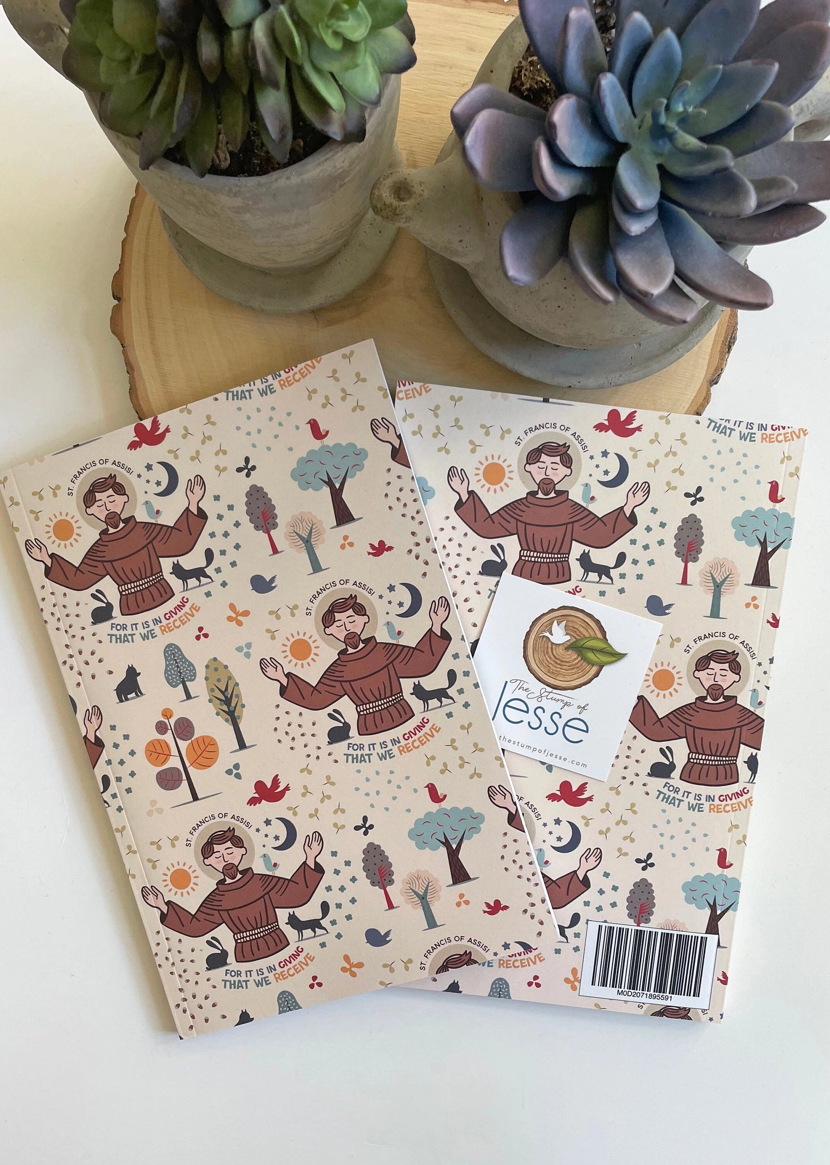 St. Francis of Assisi Ruled Notebook — Catholic Gift | Homeschool Bookshop