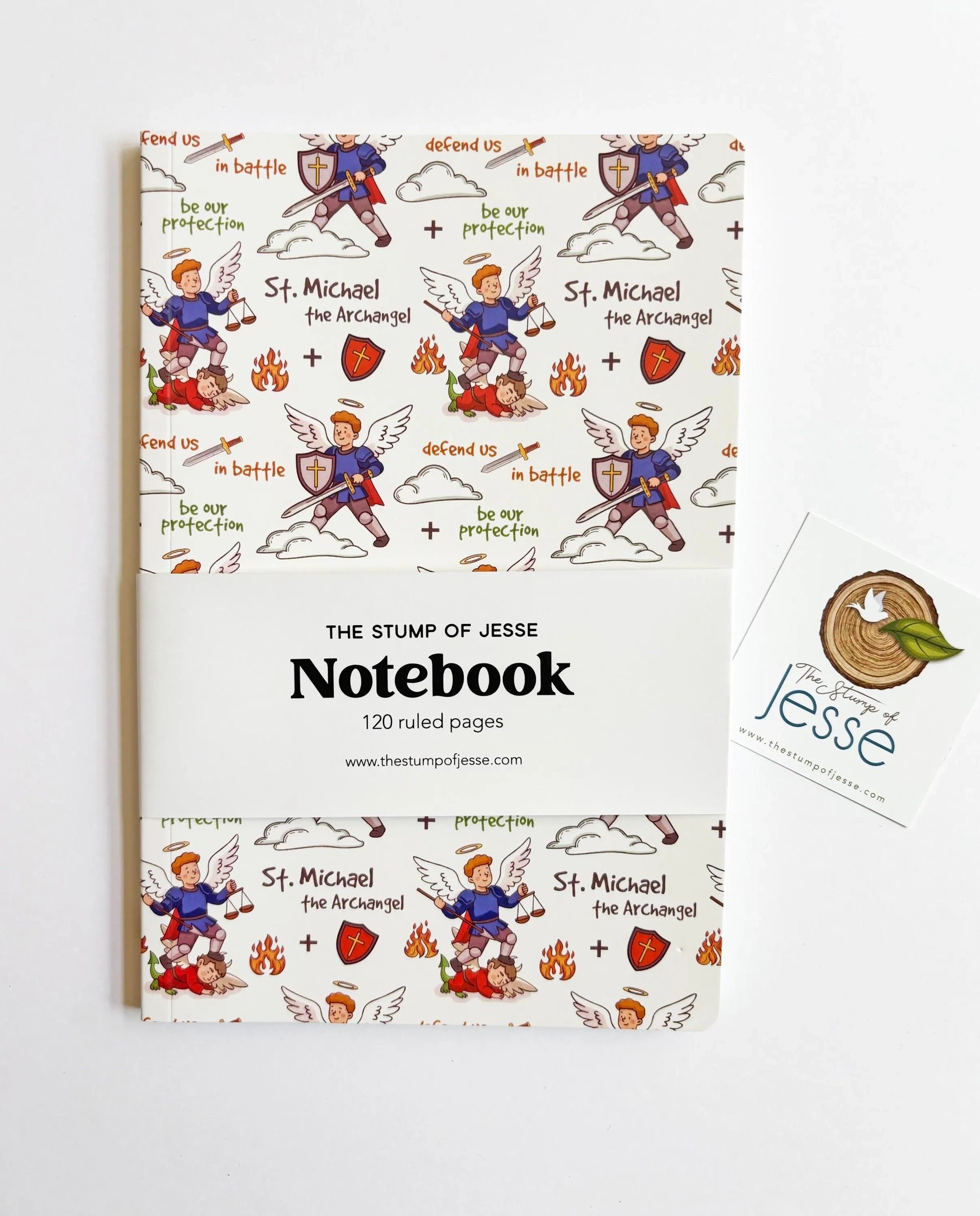 St. Michael the Archangel Journal Notebook — Catholic Gift | Homeschool Bookshop