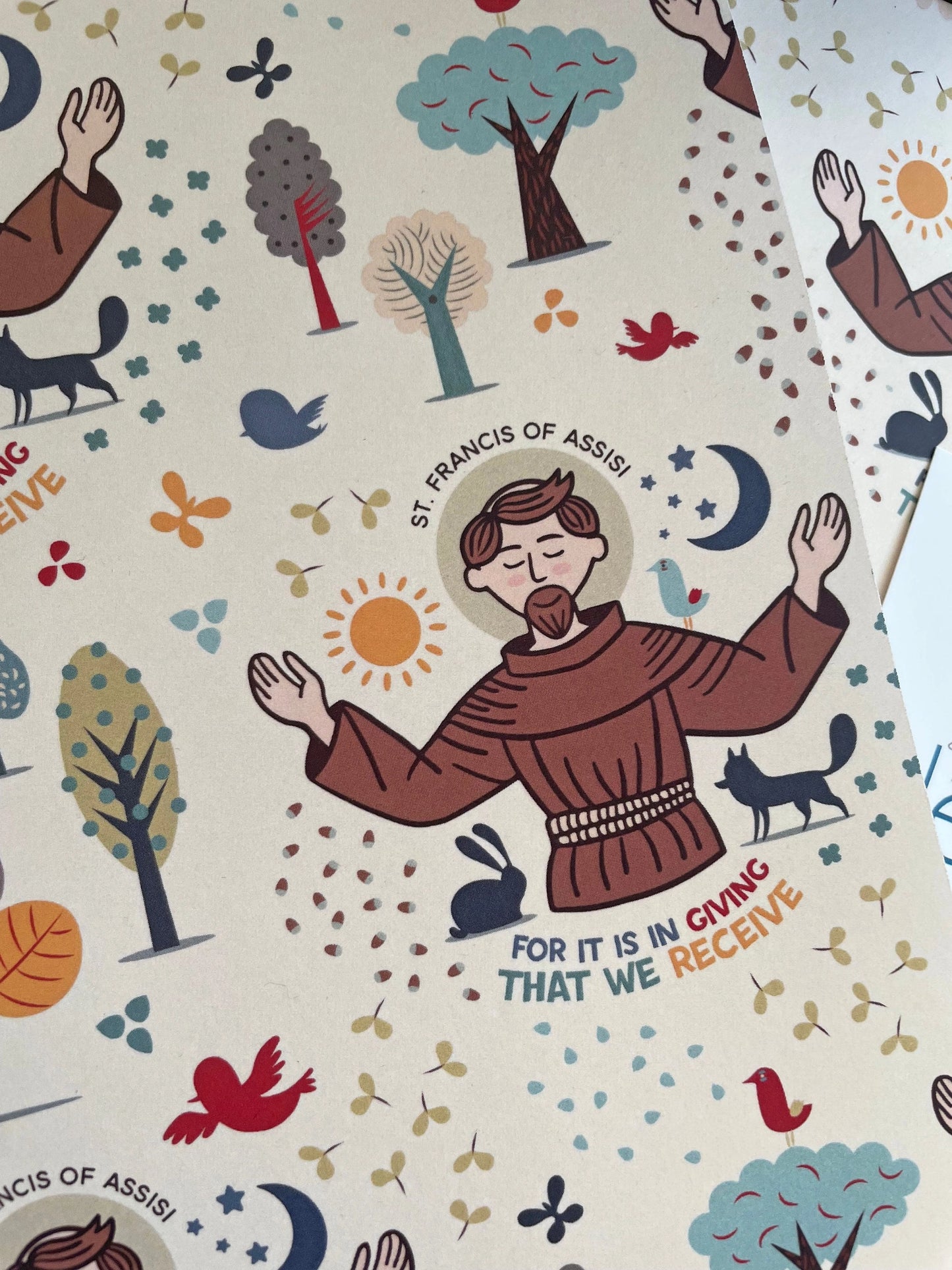 St. Francis of Assisi Ruled Notebook — Catholic Gift | Homeschool Bookshop