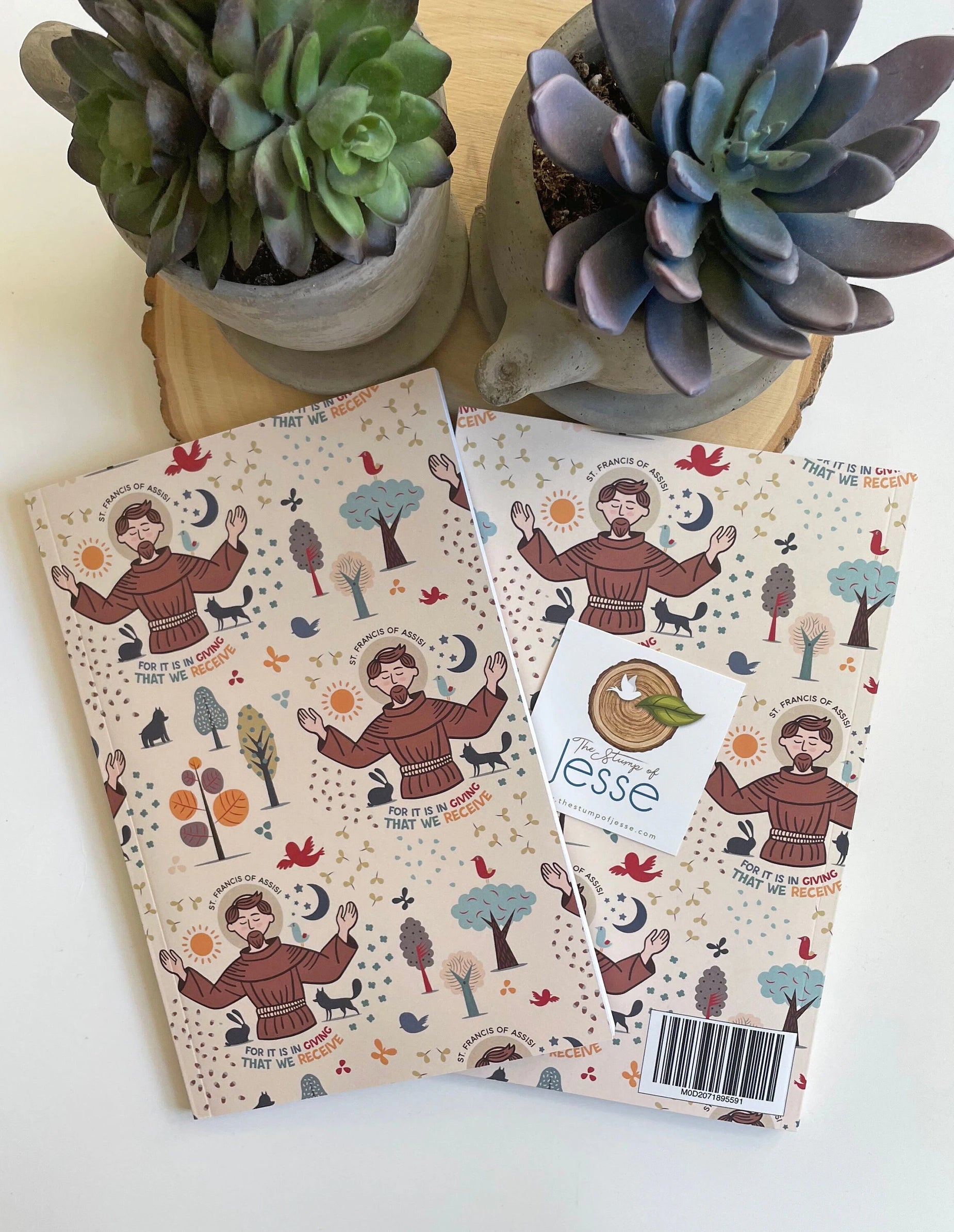 St. Francis of Assisi Ruled Notebook — Catholic Gift | Homeschool Bookshop