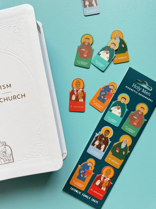 Holy Men Magnetic Bookmarks — Catholic Gift | Homeschool Bookshop