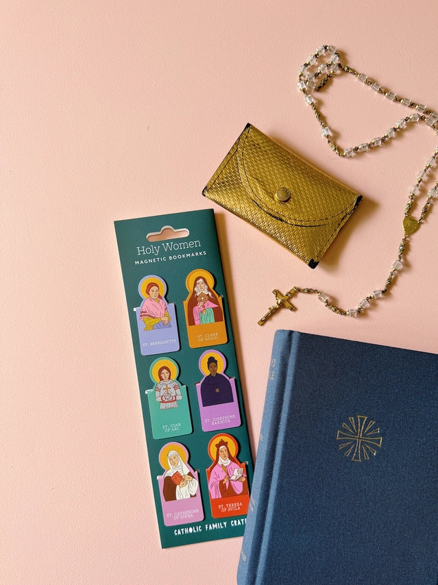 Holy Women Magnetic Bookmarks — Catholic Gift | Homeschool Bookshop