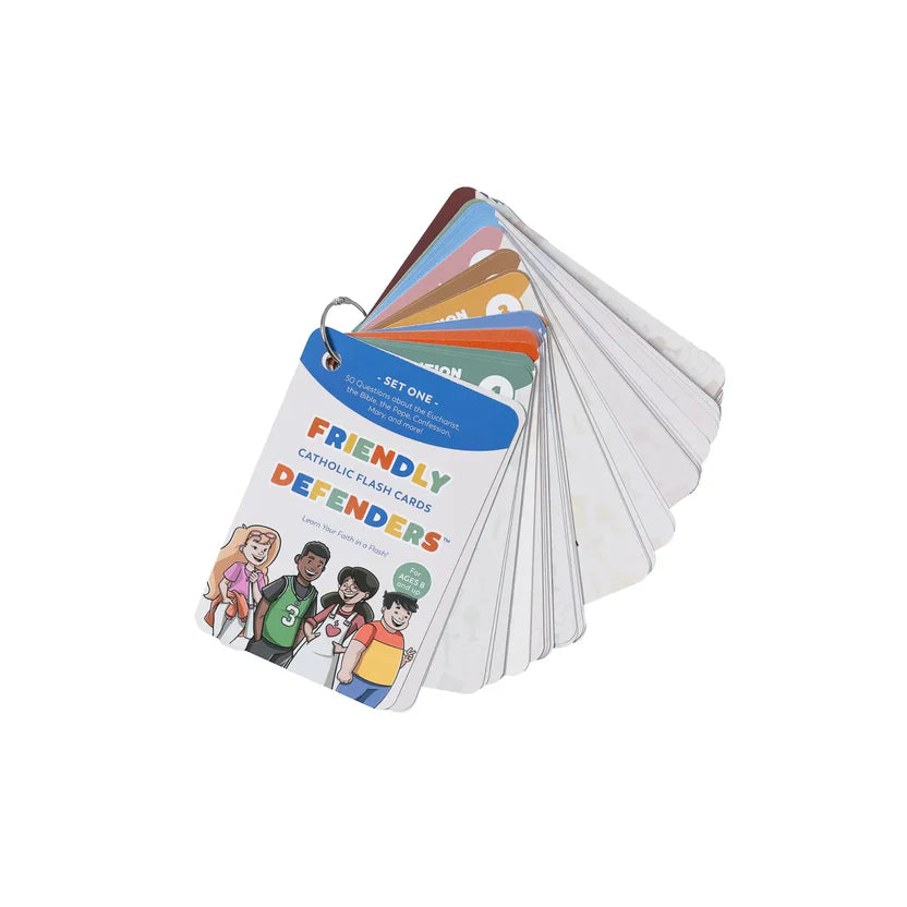 Friendly Defenders Catholic Flashcards