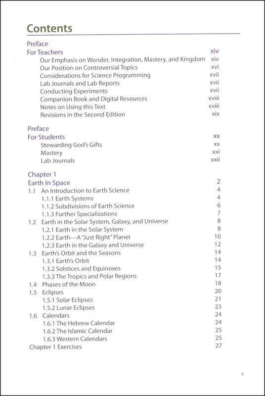 Novare Earth Science: God's World, Our Home
