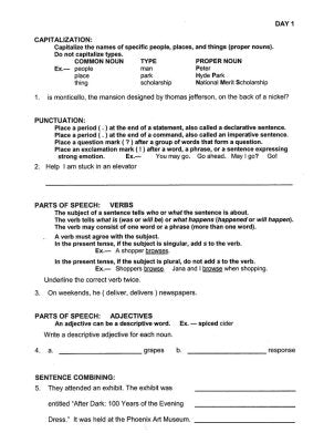 Easy Grammar Ultimate Series: 180 Daily Teaching Lessons Grade 9 Student Workbook