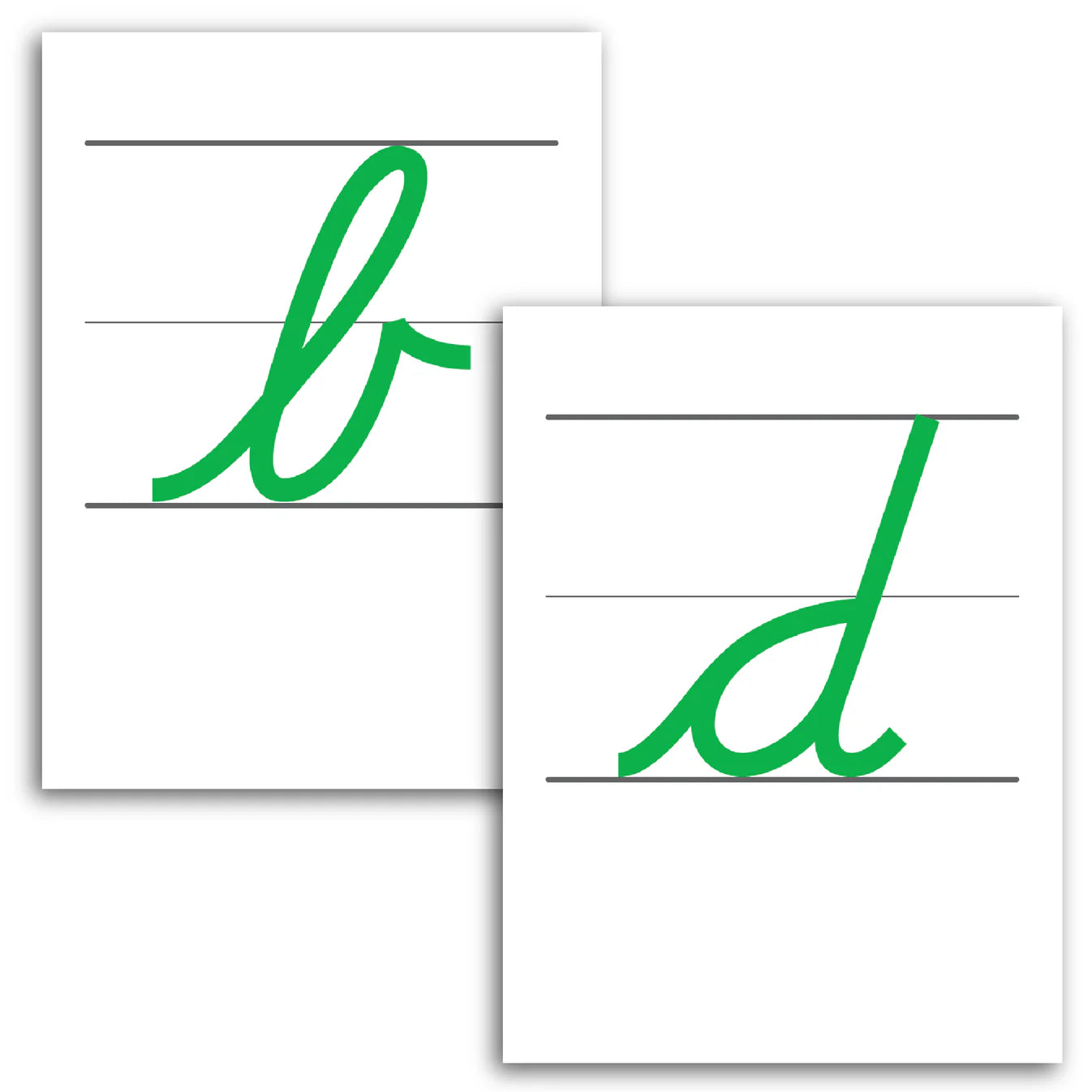Rhythm of Handwriting Tactile Cards (Cursive)